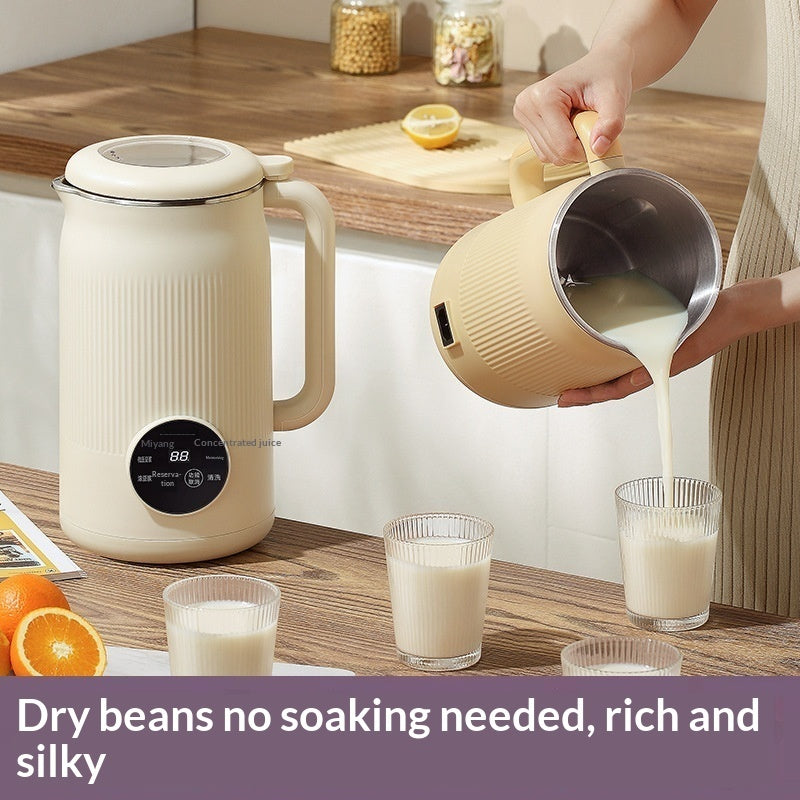Multi-function automatic juicer shown during kitchen food preparation