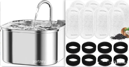Pet water fountain package contents