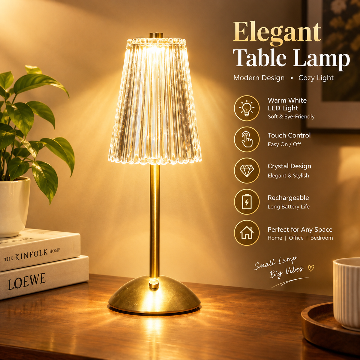 Led Nordic Bedroom Desktop Decorative Small Night Lamp